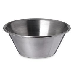 Carlisle 602400 2 9/20" Round Ramekin w/ 1 1/2 oz Capacity, Stainless, Silver