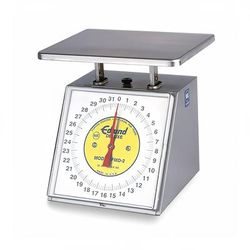 Edlund RM-10000 Four Star Rotating Dial Scale, 10000 gm x 25 gm, Portion, Sloped Face, Stainless Steel