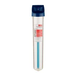 3M Cuno CFS02T Single Pre Filter Water Filter Cartridge, Valve, 19-1/2" Cartridge, Transparent