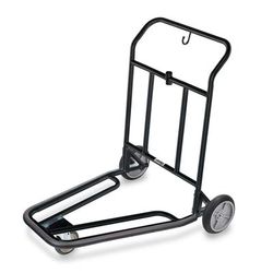 Forbes Industries 1573 Luggage Cart Truck w/ Steel Frame & Vinyl Bumper - 28"W x 37"D x 37"H, Gray