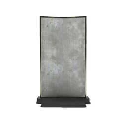 Forbes Industries 7860 Mobile Safety Shield Partition w/ Laminate Panels & Steel Frame, Black