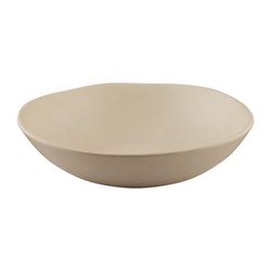 Elite Global Solutions ECO2418-PP 24 oz Round Melamine Bowl, Papyrus, Papyrus Khaki Brown, 7 1/4" x 1 3/4", White