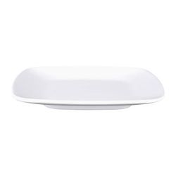 Elite Global Solutions JW5006-W 5 5/8" Square Melamine Dessert Plate, White, Zen