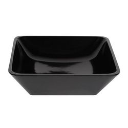 Elite Global Solutions M10SQ-B Belize 72 oz Square Melamine Serving Bowl, Black