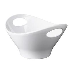 Elite Global Solutions M99OVH-NW 1 3/4 qt Oval Melamine Serving Bowl, Display White