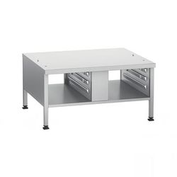 Rational 60.31.206 Low Stationary Equipment Stand for iCombi Half Size, Cabinet Base, Stainless Steel