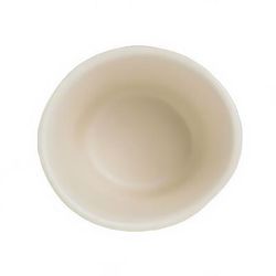 Steelite 7002DD019 1 1/2 oz Melamine Sauce Dish, Marisol Sandshell, White