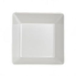 Steelite 7040DD202 3 1/2 qt Square Melamine Bowl, White, 1 Dozen