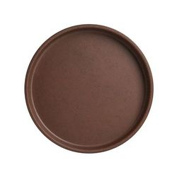 Steelite 7180TM501 Creations Cali 6 1/4" Round Melamine Plate, Redwood, Brown