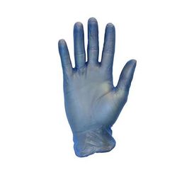 Strong 73215 General Purpose Vinyl Gloves - Powder Free, Blue, X-Large