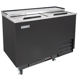 MoTak MGF-49-X 2 Section Glass Chiller w/ 240 Mug Capacity - Black, 115v, 240-Mug Capacity