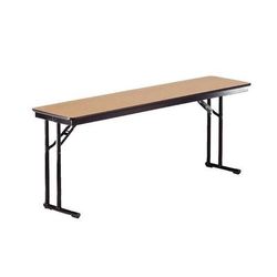 Midwest Folding Products CP818EF WB 96" EF Series Rectangular Folding Table w/ Walnut Laminate Top, 30"H