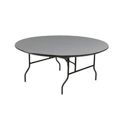 Midwest Folding Products R60EF GB 60" EF Series Round Folding Table w/ Gray Laminate Top, 30"H