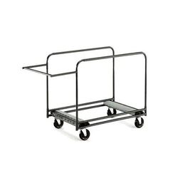 Midwest Folding Products RTCHB Table Truck w/ (8) 60" to 72" Round Table Capacity, Steel, Black