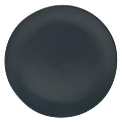 10 Strawberry Street RPPLE-BLKDIN 10 3/4" Round Matte Wave Dinner Plate - Ceramic, Black