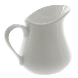 10 Strawberry Street WTR-3JUG 4 oz Whittier Creamer - Porcelain, White