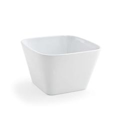 Front of the House DBO036WHP13 28 oz Square Mod Bowl - 5 1/2" x 5 1/2", Porcelain, Superwhite