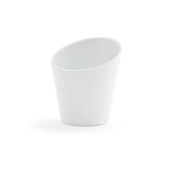 Front of the House DMU017WHP23 6 oz Round Harmony Cup - Porcelain, White
