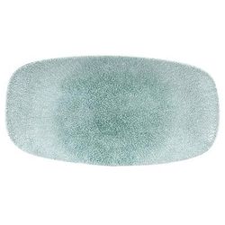 Churchill RKJGXO111 11 3/4" x 6" Oblong Studio Prints Chef's Plate - Ceramic Jade Green, 1 Dozen