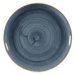 Churchill SBBSEV101 10 1/4" Round Stonecast Evolve Plate - Ceramic, Blueberry