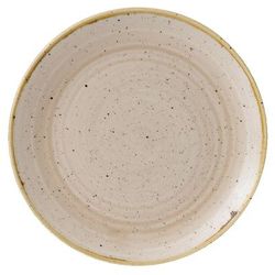 Churchill SNMSEVP81 8 2/3" Round Stonecast Plate - Ceramic, Nutmeg Cream, Beige, 1 Dozen