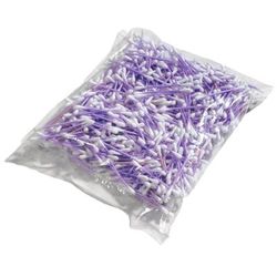 LK Packaging 40F-0208 Open Ended Flat Food Storage Bag - 2" x 8", Poly, Clear, Case of 2000