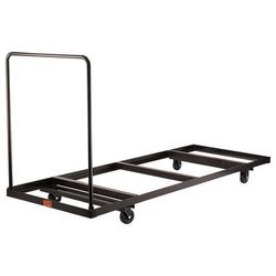 National Public Seating DY-3096 Folding Table Dolly w/ 12 Table Capacity for 96"L Folding Tables