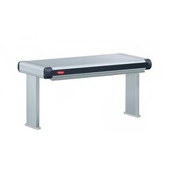 Hatco GR2A-30D3 208 33 1/2" Standard Watt Strip Warmer - Double Rod, Remote Control Required, 208v/1ph, Silver