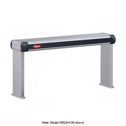 Hatco GR2A-36 120 39 1/2" Standard Watt Strip Warmer - Single Rod, Remote Control Required, 120v, Silver