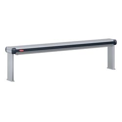 Hatco GR2AH-60 120 63 1/2" High Watt Strip Warmer - Single Rod, Remote Control Required, 120v, Silver