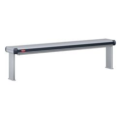 Hatco GR2AL-60 208 63 1/2" Standard Watt Strip Warmer - Standard Rod, Remote Control Required, 120/208v/1ph, Silver