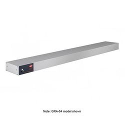 Hatco GRA-108 240 108" Standard Watts Infrared Strip Warmer - Single Rod, 2 Built In Toggle Control, 240v/1ph, Silver (Cord & Plug Not Included)