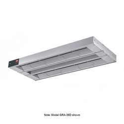 Hatco GRA-132D3 208 132" Standard Watts Infrared Strip Warmer - Double Rod, 2 Built In Toggle Control, 208v/1ph, Silver (Cord & Plug Not Included)