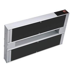 Hatco GRAIH-72D3 72" High Watts Infrablack Strip Warmer - Double Rod, Remote Control Required, 120v, Silver (Cord & Plug Not Included)