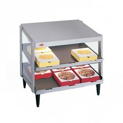 Hatco GRPWS-2418D 23 7/8" Heated Pizza Merchandiser w/ 2 Levels, 120v, 960 W, Stainless Steel