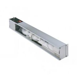 Hatco HL-60 60" Strip Display Light - Built In Toggle Control, 120v, Silver