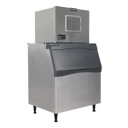 Scotsman MC0530MA-1/B842S/KBT29 525 lb Prodigy ELITE Full Cube Commercial Ice Machine w/ Bin - 778 lb Storage, Air Cooled, 115v, Stainless Steel