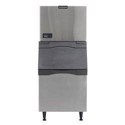 Scotsman MC0530MW-1/B530S 500 lb Prodigy ELITE Full Cube Commercial Ice Machine w/ Bin - 536 lb Storage, Water Cooled, 115v, Stainless Steel