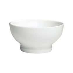 Cameo China 210-554 14 oz Round Imperial Footed Bowl - Ceramic, White