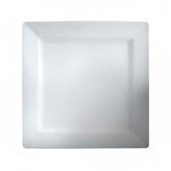 Cameo China 710-91 9 1/4" Square Rim Plate - Ceramic, White