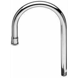 T&S 120X 10 1/4" Rigid Gooseneck Nozzle, Chrome
