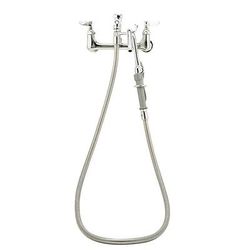 T&S B-2313 Pot Filler Faucet, Quick Disconnect Spray, Wall Hook