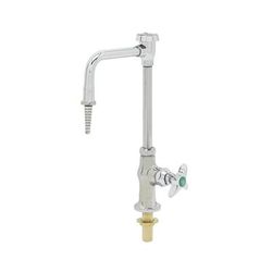 T&S BL-5705-08 Deck Mount Single Temperature Lab Faucet w/ 6" Swivel/Rigid Vacuum Breaker Nozzle, Wall Mounted, Chrome