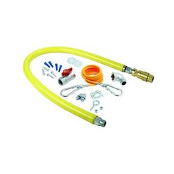 T&S HG-4D-60K 60" Gas Connector Kit w/ 3/4" Male/Male Couplings, Quick Disconnect, Stainless Steel