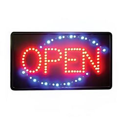 Winco LED-6 Open Sign - LED, Single Flashing Pattern