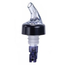 Winco PPA-113 1 1/8 oz Measuring Pourer w/ Purple Tail, Clear