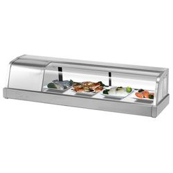 Turbo Air SAK-50L-N 48" Sushi Case w/ 2 Doors - Left Compressor, 115v, Left-Sided Compressor, Stainless Steel