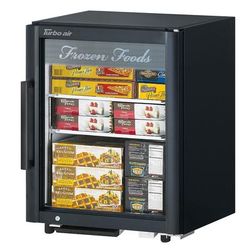 Turbo Air TGF-5SD-N BLK 25" Countertop Freezer w/ Front Access - Swing Door, Black, 115v, 115 V