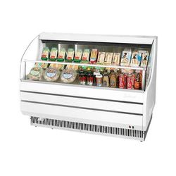 Turbo Air TOM-50SW-N 50 3/4" Horizontal Open Air Cooler w/ 3 Levels, 115v, White