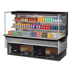 Turbo Air TOM-72L-UF-B-3SI-N 71 7/8" Drop In Open Air Cooler w/ 3 Levels, 220v/1ph, 220 V, Black